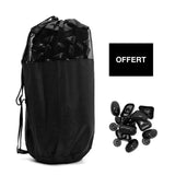Tapis d'acuponcture imitation gravier aux vertus relaxantes