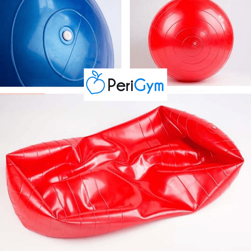 Ballon de yoga cacahuète
