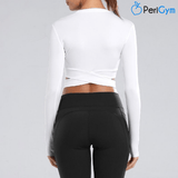 Crop top Croisillon