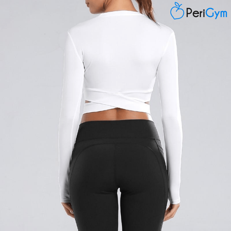 Crop top Croisillon