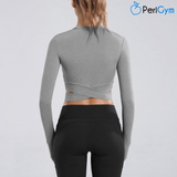 Crop top Croisillon