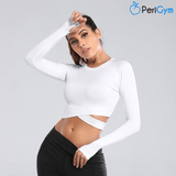 Crop top Croisillon