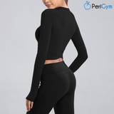 Crop top Croisillon