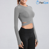 Crop top Croisillon