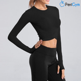 Crop top Croisillon