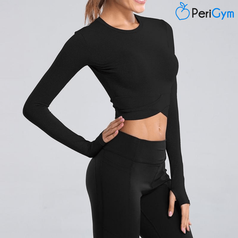 Crop top Croisillon