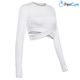 Crop top Croisillon