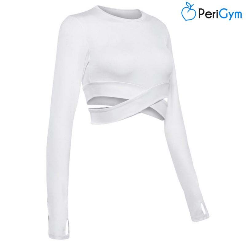Crop top Croisillon
