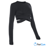 Crop top Croisillon