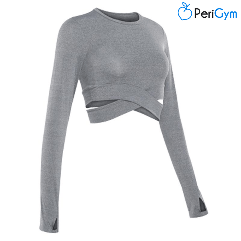 Crop top Croisillon