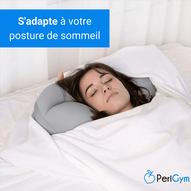 Oreiller de sommeil tête dans les nuages