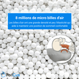 Oreiller de sommeil tête dans les nuages