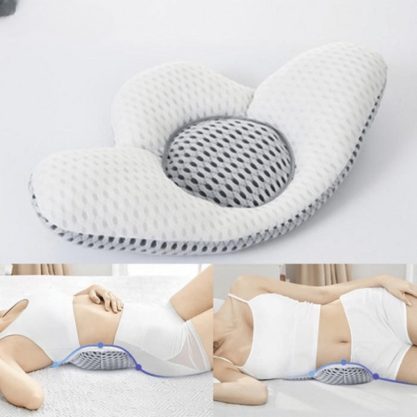 Oreiller spécial lombaires sommeil facile