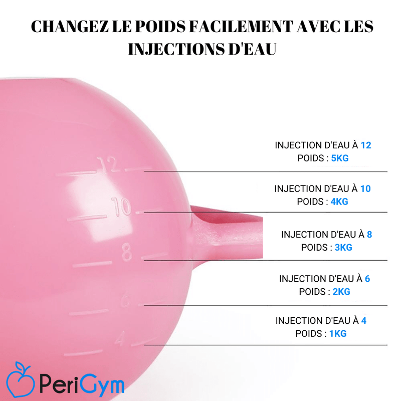 PERIBELL️ Kettlebell à injection d’eau