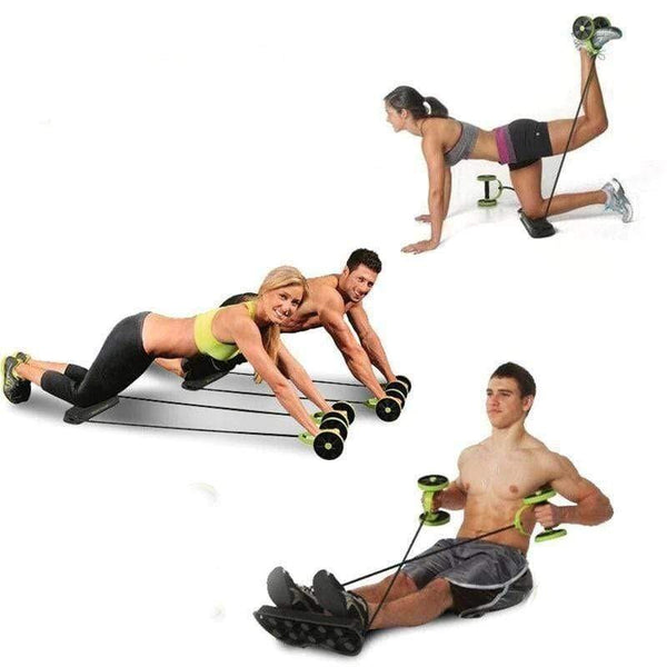 Rouleau élastique à résistance abdominale