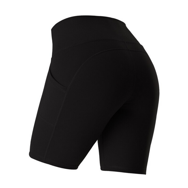 Short de fitness élastique avec poches